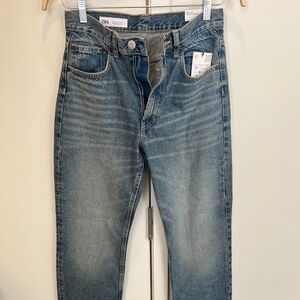 Zara TRF Straight Leg Jeans